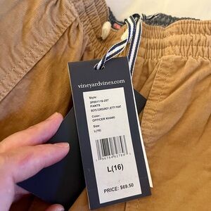 Big Boys size L brown Corduroy pull on pants